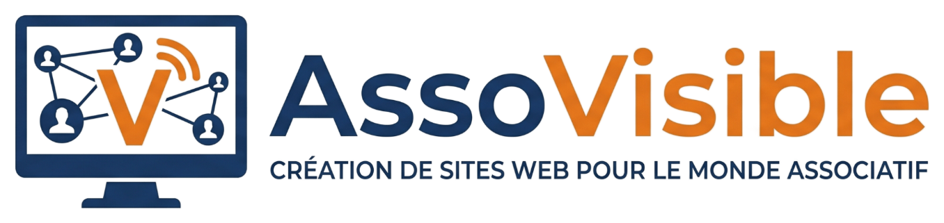 Logo AssoVisible, partenaire de la FMF Meurthe-et-Moselle